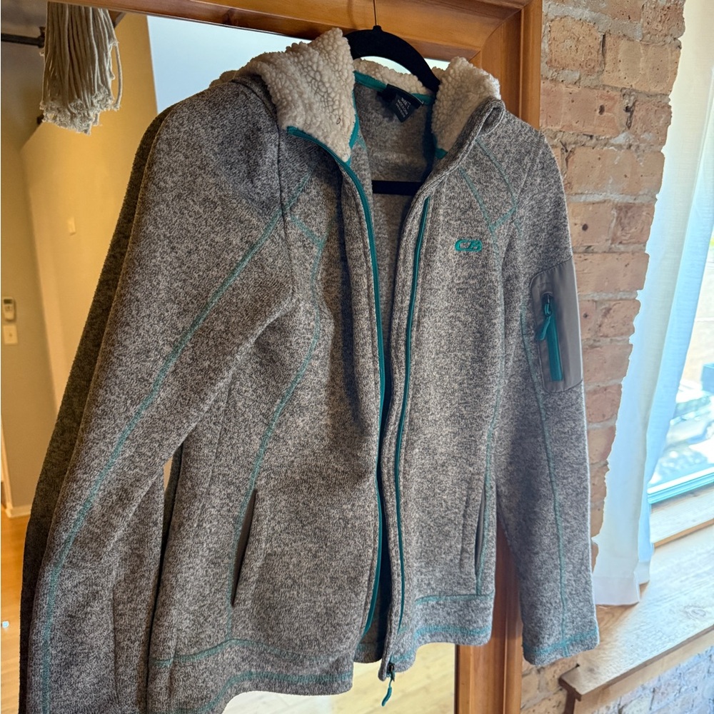 Women's Gray Fleece Jacket